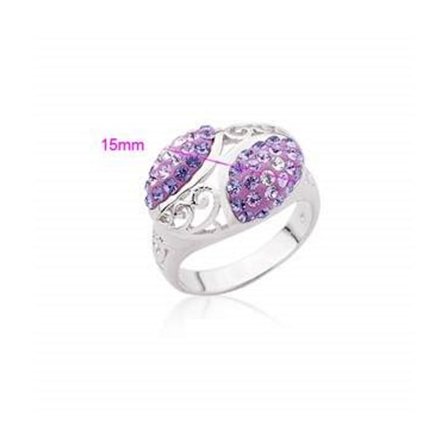 18K Guldfyllda Guld gulddoublé Filled CZ Ring