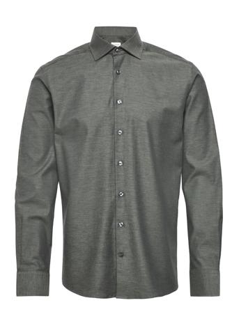 Bs Papi Slim Fit Shirt Skjorte Casual Grå Bruun & Stengade