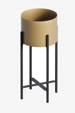 Hanah Home - Dekorativ krukke-Cheet - Guld - Urtepotteskjulere & vaser - Fra Homeroom