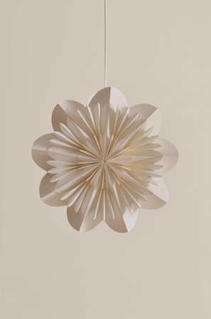 Jotex - ALUDRA julestjerne ø 53 cm Varm grå - Kjøp Julestjerner hos Jotex