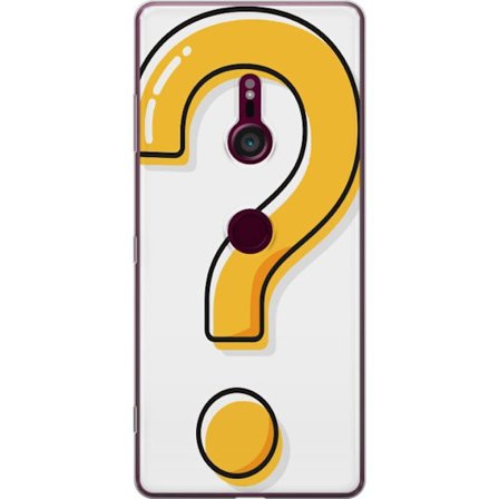 Yhteensopiva Puhelinkuori Sony Xperia XZ3 Kysymysmerkki