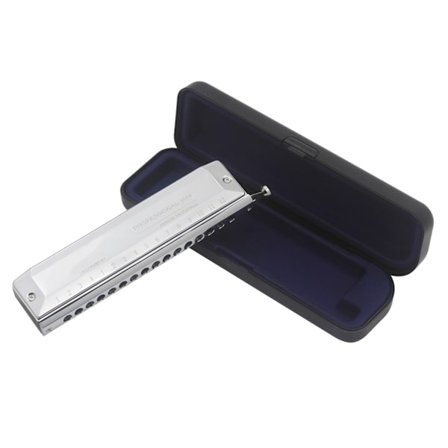 16 Hull 64 Toner C-Dur Kromatisk Munnspillsett, Munnorgel og Profesjonell