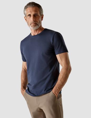 Supima T-shirt Marineblå | SHAPING NEW TOMORROW Marineblå / Small