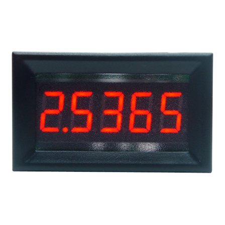 0,36-tommers digitalt amperemeter for DC 0-5,0000mA (5mA) Nøyaktig strømmåler Strømforsyning 4V-30V Rød LED Display Amp Panel Me