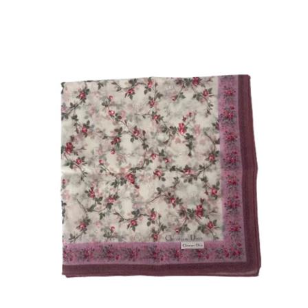 Dior Vintage Pre-owned Fabric scarves Pink, Dame Vintage Accessories, Størrelse: ONE Size