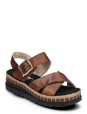 Rieker Ladies' Sandals V7951-24 Brown Brown Rieker