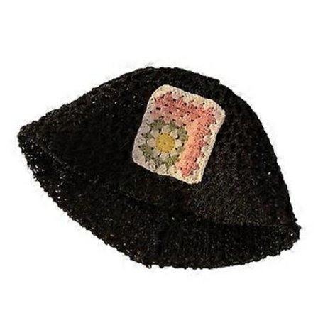 Barn Flickor Halm Party Hatt Mångsidiga Party Dekorationsmaterial för Bröllop Födelsedag Nyår Party Dekor Svart