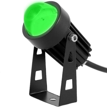 Kyoffiie LED Spotlights 5W IP65 Vanntett, Smal Stråle, 180° Justerbar Utendørs Vegglampe, Lang Avstand, Høy Lysstyrke, for Bygningslandskap_Spe