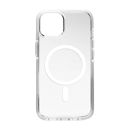 Puro Lite Mag Pro MagSafe silikonfodral för iPhone 15 - Transparent