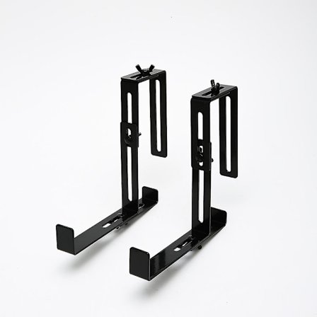 4x Plantekassebeslag til altanværn og balustrade - Universelt plantekassebeslag (4 stk.)