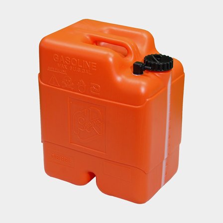 Serbatoio carburante portatile CAN-SB, 22 litri, 240 x 330 x 400 mm, plastica, rosso