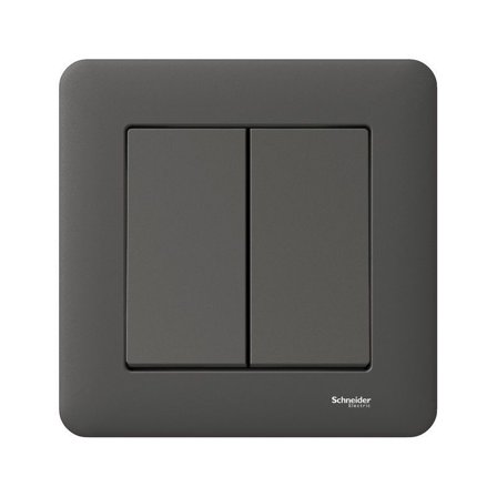 Schneider Electric Exxact WDE008417 Kytkin uppoasennus, antrasiitti 5-kytkin (kruunu), Kytkimet & pistorasiat