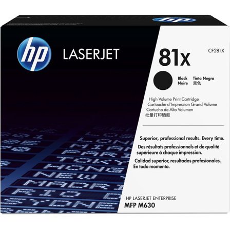 HP Toner CF281X 81X 25K Svart - Lyreco - Toner och bläck - Tonerkassetter - Toner HP