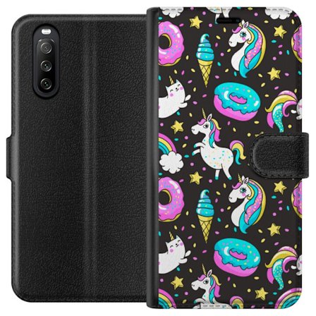 Yhteensopiva Lompakkokotelo Sony Sony Xperia 10 III Unikorni