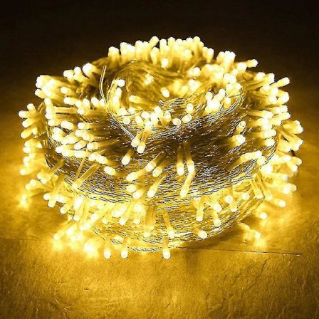 1000 LED 100m Vedenkestävä Tähtivalosarja 8 Tilaa Kaukosäätimellä