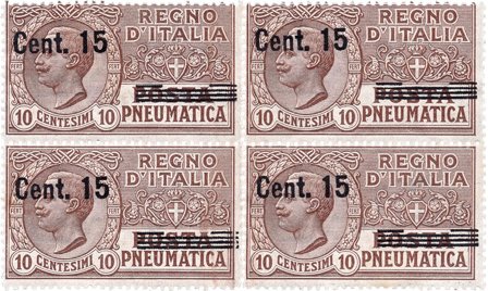 Italien 1924-1925 - Sassone PP4e - Postfrisk