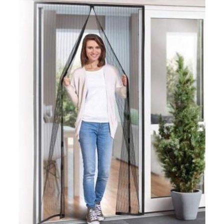 Myggnät för dörr med magnetstängning. 210cm x 100cm