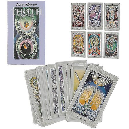78 kortin egyptiläinen myyttiennustus Aleister Crowley Thoth Tarot -taskukäsikirja