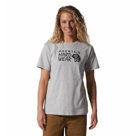 Mountain Hardwear Women's MHW Logo Short Sleeve T-Shirt short-sleeved sweaters Grey L