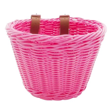 21*17*16cm Børne Flettet Cykelkurv Til Børn Drenge Piger Cykel