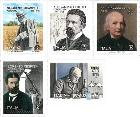 Italien - Den Internationale Videnskabsdag - Postfrisk sæt 5v