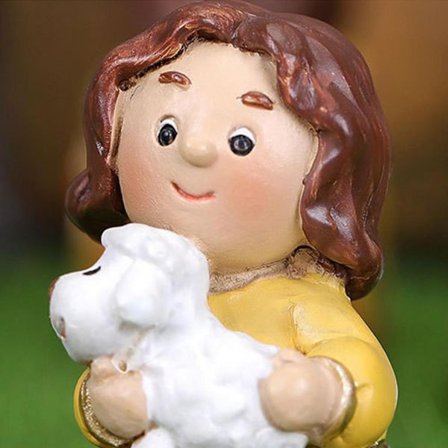 Virginia Figur Nativity Scene Sæt Jesus Ornament Dekoration