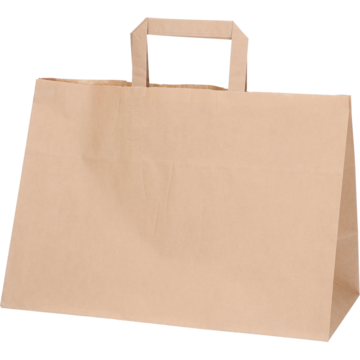 Papirpose Brun 15L 35x17x24cm