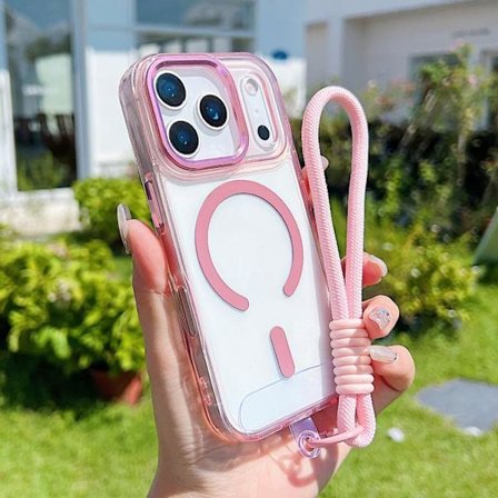 iPhone 17 Pro Max Skal med MagSafe och Handledsrem