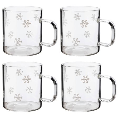 Dorre Isa Snöstjärna glasmugg 4-pack | Dukning & Servering > Muggar & Koppar | Bagaren och Kocken