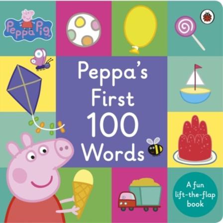 Peppa Pig: Peppa's First 100 Words (bok, board book, eng)