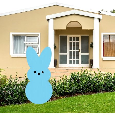 Påskehare Havepæl - Påske Have Skilte Hare Have Dekorationer Med Pæl - Påskehare Skilte Dekoration Til Have Terrasse Græsplæne