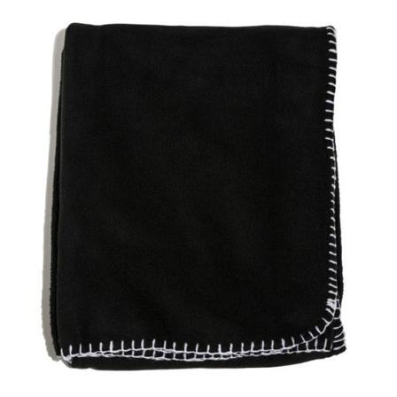 Nightingale Fleece Poncho, Svart Svart