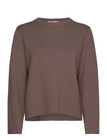 Objreynard Square Sleeve O-Neck Noos Brown Object