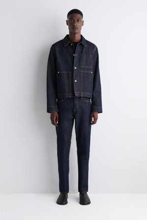 COS Men's Pier Slim-Leg Jeans in Dark Blue