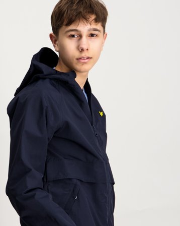 Lyle & Scott Hooded Windbreaker Jacket Blau Jacken Jungen - Kids Brand Store