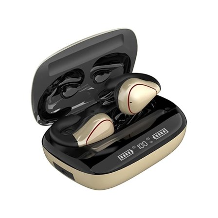 Trådlösa Bluetooth-hörlurar med öppen öra för små öron, sportlurar med mikrofon, vattentäta hörlurar med öppen öra YEMAESRE