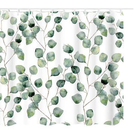 Duschdraperi 3D Digitaltryck Mönster Duschdraperier Polyestertyg Vattentätt Duschdraperi Kaktus Grön Växt 180*180 Storlek