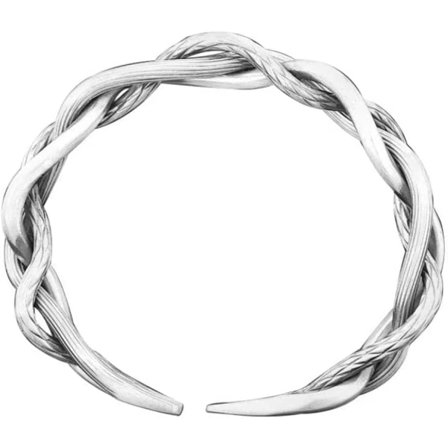 IC Armband armband 925 Sterling Silver Armband Mode Vintage Par Hollow Wavy Design Armband Party Smycken Armband