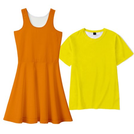 Squid Game Dockdocka -asu, Squid Game Young Hee Dockdocka Aikuisten asu_max