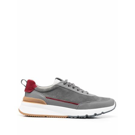 Brunello Cucinelli Sneakers Mzusnho278Ckw49 , Grijs , Heren , Maat: 41 EU