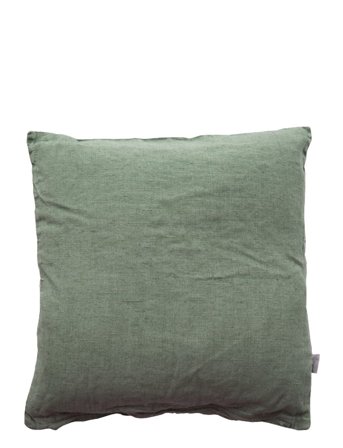 Au Maison Pudebetræk-Hør Basic-Vasket - Green - 45X45CM