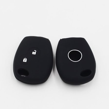 Svart Silikon Cover CV4350 Case Renault Dacia 2 Butt