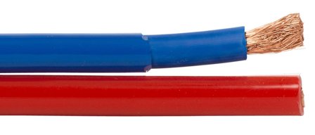 Rutab BITFLEX Anslutningskabel 2 x 35 mm, röd/blå 1 m, kapad, Anslutningsdon & kablar