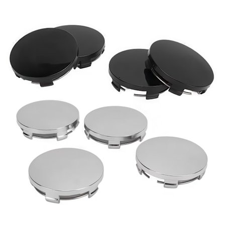 Centerkapsler / Hjulkapselmærker - Bil - 4-pak 70 mm (Sort)