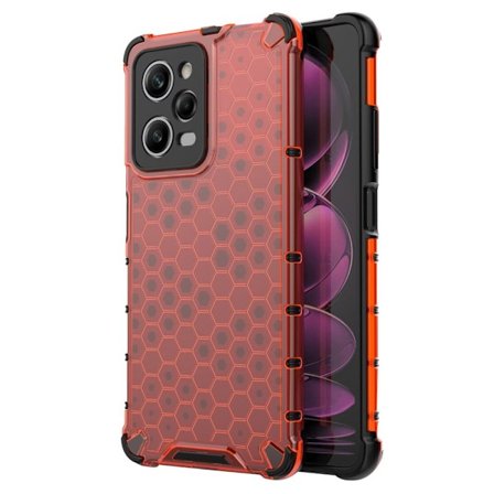 Bofink Honeycomb Xiaomi Redmi Note 12 Pro skal - Röd