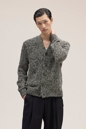 NN.07 Mika Cardigan Herren Schwarz