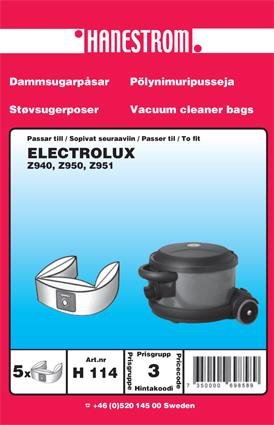 HANESTRÖM Dammsugarpåsar ELECTROLUX Z940, Z950