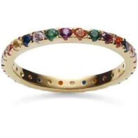 Maanesten Pari Ring Gul, Dame Ringe, Størrelse: ONE Size