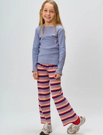 The New Tnrya L_S Rib Tee - Grey - 122/128