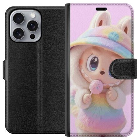 Kompatibelt Lommeboketui til Apple Apple iPhone 16 Pro Max Monster kanindukke vinylfigur morsomme uttrykk